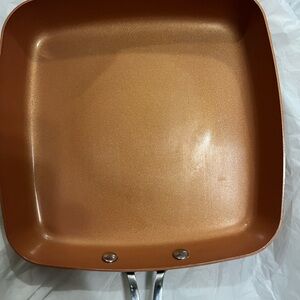 Copper square pan excellent condition